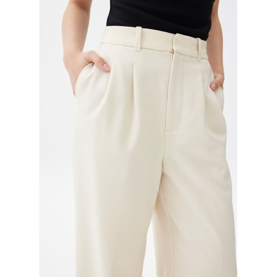 Lana Relaxed Melange Tailored Pants