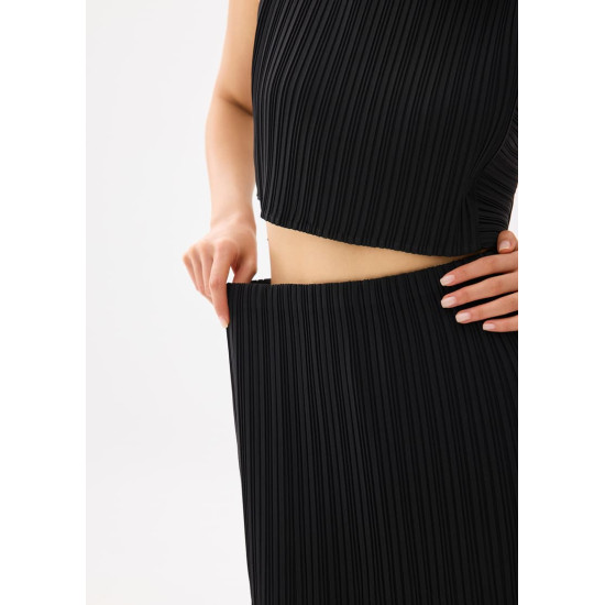 Gym Pleated Column Midi Skirt