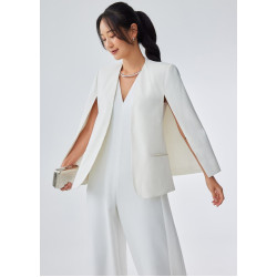 Audrey Tailored Cape Blazer