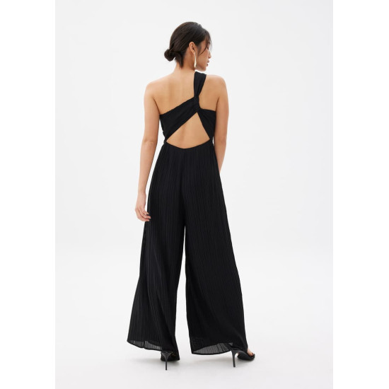 Simone Pleated Padded Twist Back Jumpsuit