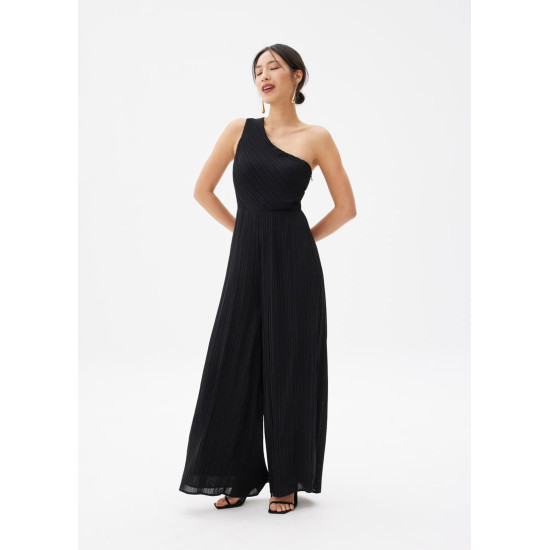 Simone Pleated Padded Twist Back Jumpsuit