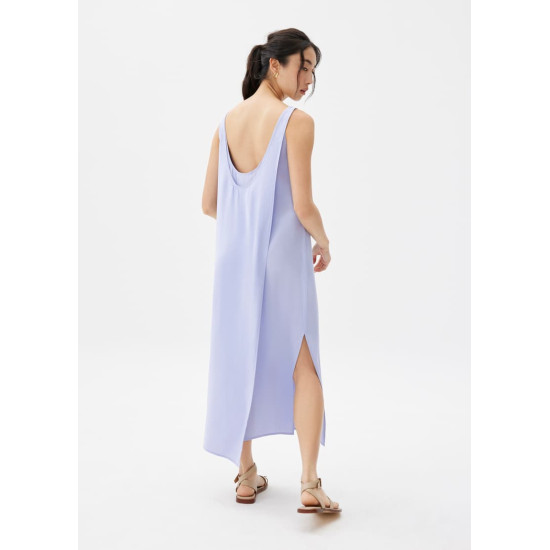 Scoop Neck Column Midaxi Dress