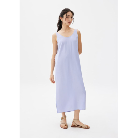 Scoop Neck Column Midaxi Dress