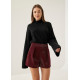 Tyla Pleather Tailored Shorts