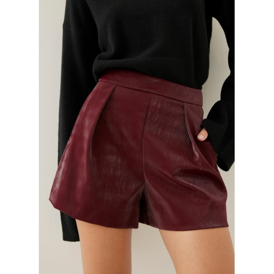 Tyla Pleather Tailored Shorts