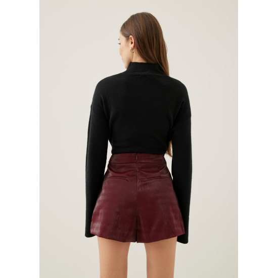 Tyla Pleather Tailored Shorts