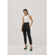 Mindi Pleather Peg Leg Trousers