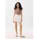 Sree Knit V-neck Crop Top