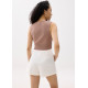 Sree Knit V-neck Crop Top