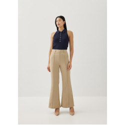 Novali Pintuck Flare Pants