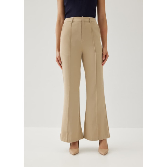 Novali Pintuck Flare Pants