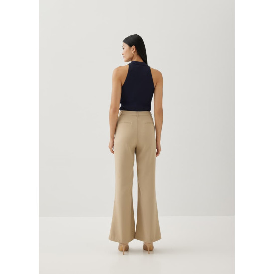 Novali Pintuck Flare Pants