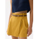 Belted A-line Skort