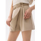 Belted A-line Skort