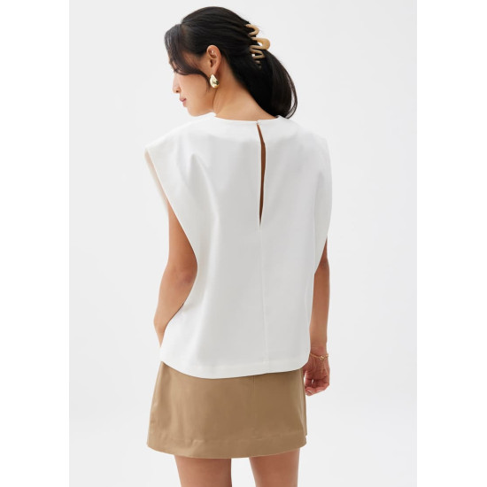 Cotton Boxy Shell Top