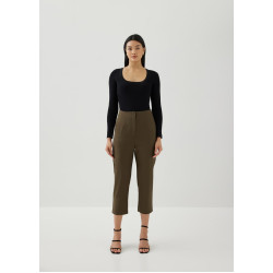 Roxanne Cotton Tailored Peg Leg Pants