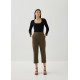 Roxanne Cotton Tailored Peg Leg Pants