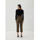 Roxanne Cotton Tailored Peg Leg Pants