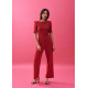 Chana Straight Leg Puff Sleeve Jumpsuit