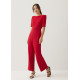 Chana Straight Leg Puff Sleeve Jumpsuit