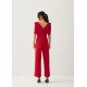 Chana Straight Leg Puff Sleeve Jumpsuit