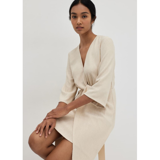 Liliana Twist Front Wrap Dress