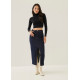 Porshe Knit Turtleneck Crop Top