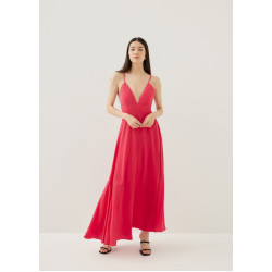 Kaleni Padded Plunge Maxi Dress