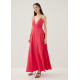 Kaleni Padded Plunge Maxi Dress