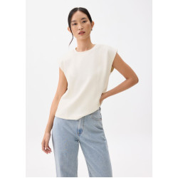 Relaxed Round Neck Boxy Tee