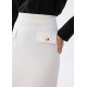 Cotton Pencil Midaxi Skirt