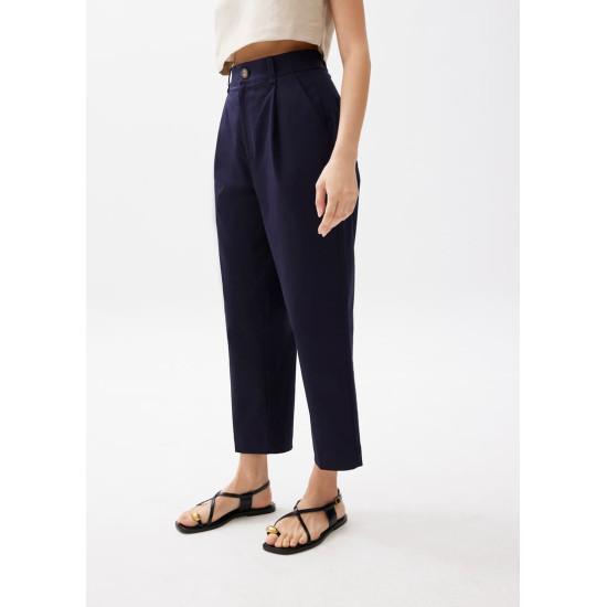 Jin Elastic Cotton Chino Pants