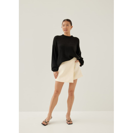 Albertha Tweed A-line Skort