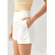 Amita Cotton Tailored A-line Shorts