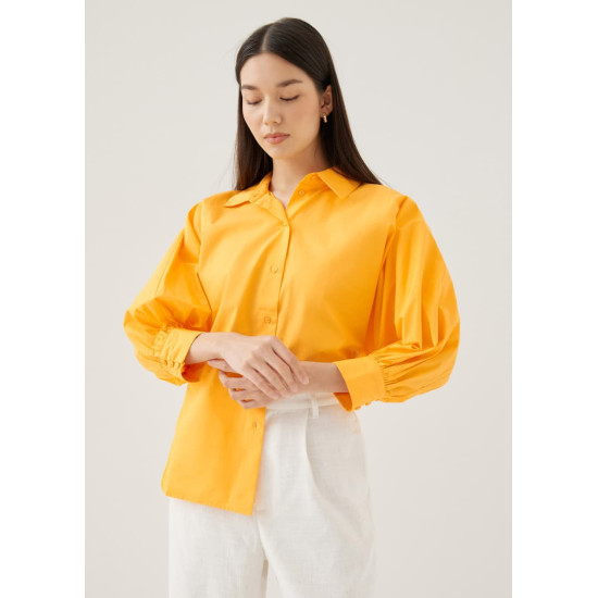 Brienne Cotton Puff Sleeve Shirt