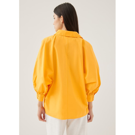 Brienne Cotton Puff Sleeve Shirt