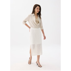 Knit Column Midi Skirt