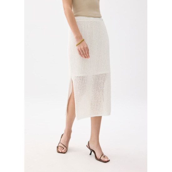 Knit Column Midi Skirt