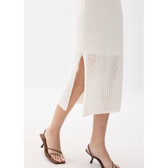 Knit Column Midi Skirt