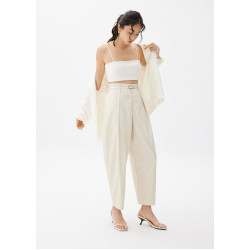 Cotton Barrel Pants