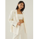 Rasha Shoulder Padded Relaxed Collared Blazer