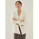 Rasha Shoulder Padded Relaxed Collared Blazer