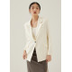 Rasha Shoulder Padded Relaxed Collared Blazer