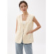 Relaxed Broderie Vest