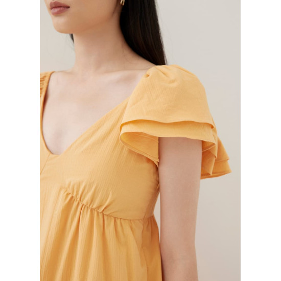 Elayne Cotton Flare Mini Dress