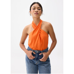 Linen Halter Top