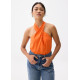 Linen Halter Top