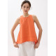 Cotton Round Neck Trapeze Tank Top