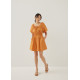 Ellamay Cotton Puff Sleeve Mini Dress