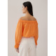 Anita Broderie Off Shoulder Scallop Top